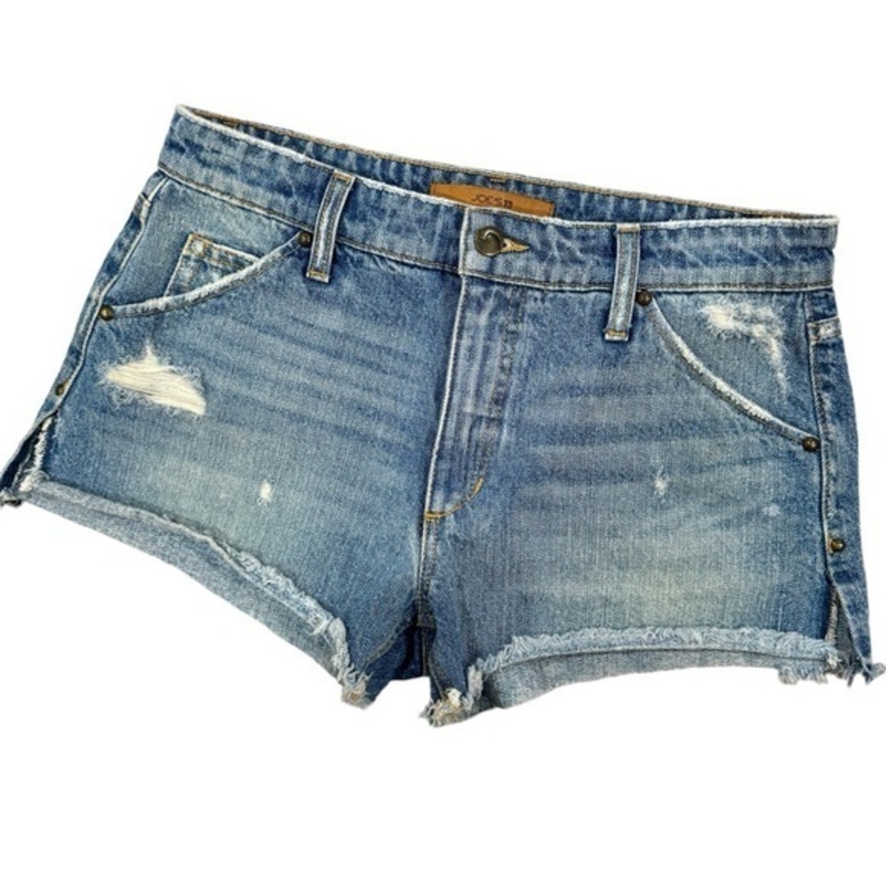 Joe’s Mazie Medium Blue Collectors Edition The Wasteland Denim Jean Shorts 27W